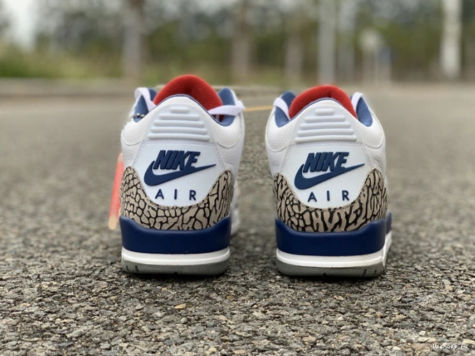 JORDAN LOOK 854262-106 BLUE AIR FIRST RETRO 3 NIKE TRUE AIR 0414